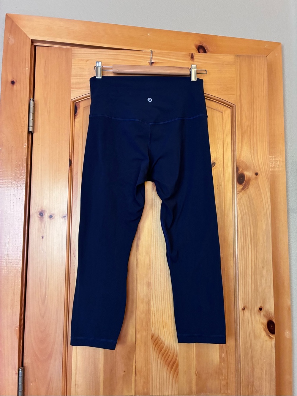 Lululemon Navy High-Rise Capri Leggings